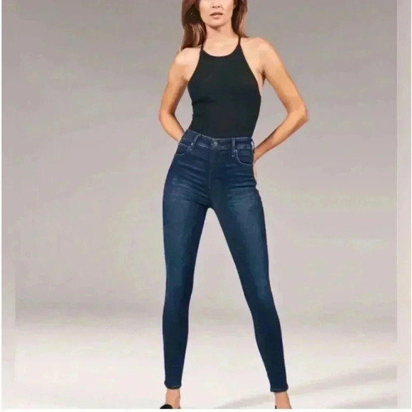 Abercrombie & Fitch Women's The Super Skinny High Rise Jeans 36/22R - Picture 1 of 6